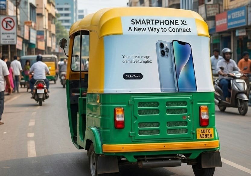 Auto Rickshaw Ad